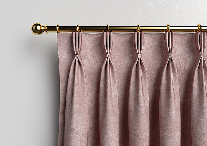 Florence Faux Suede, Petal Pink - Made to Measure Curtains - Image 11